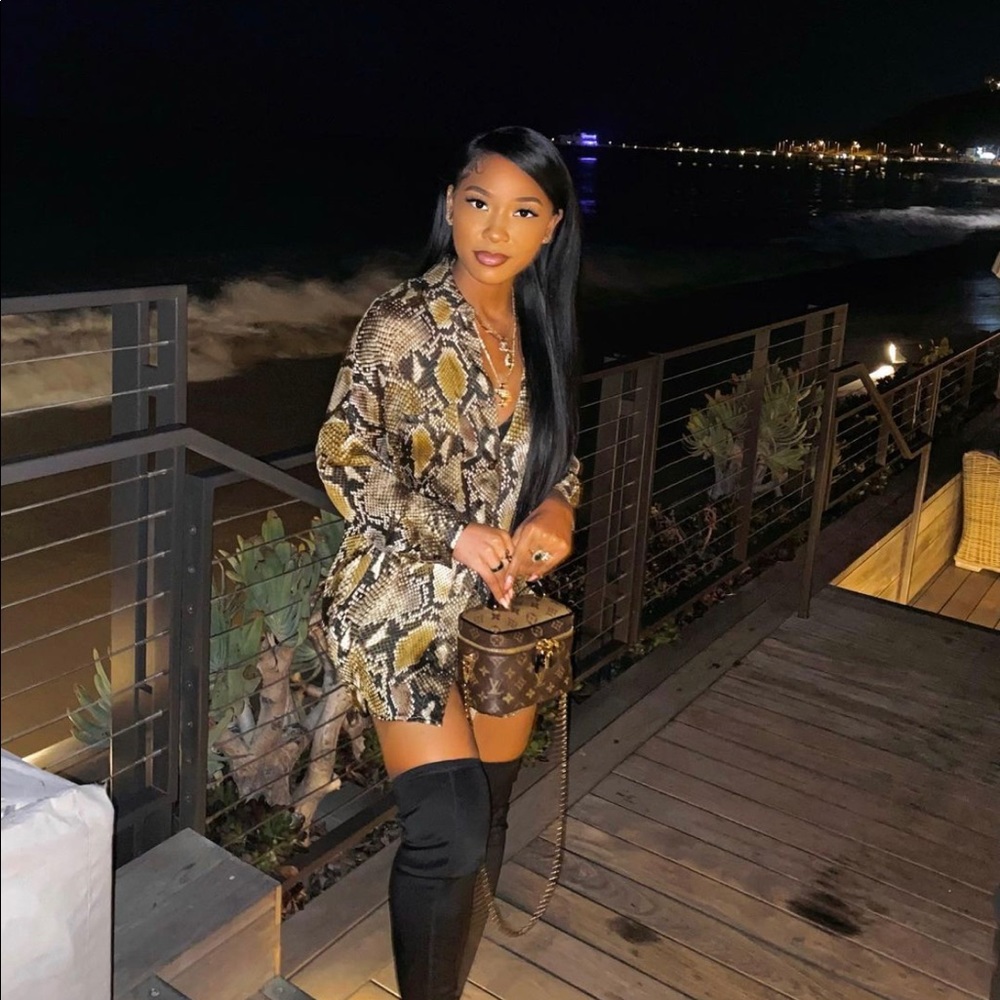 Snakeskin blouse